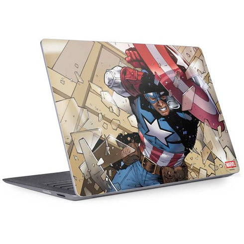 Marvel Captain America Epic Shield Break Surface Laptop 2 Skin